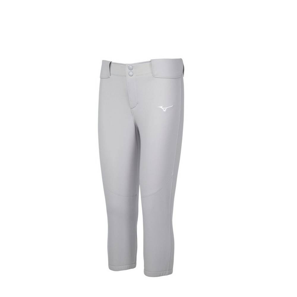 Damske Tepláky Mizuno Belted Stretch Softball Siva Vypredaj EFPO18067